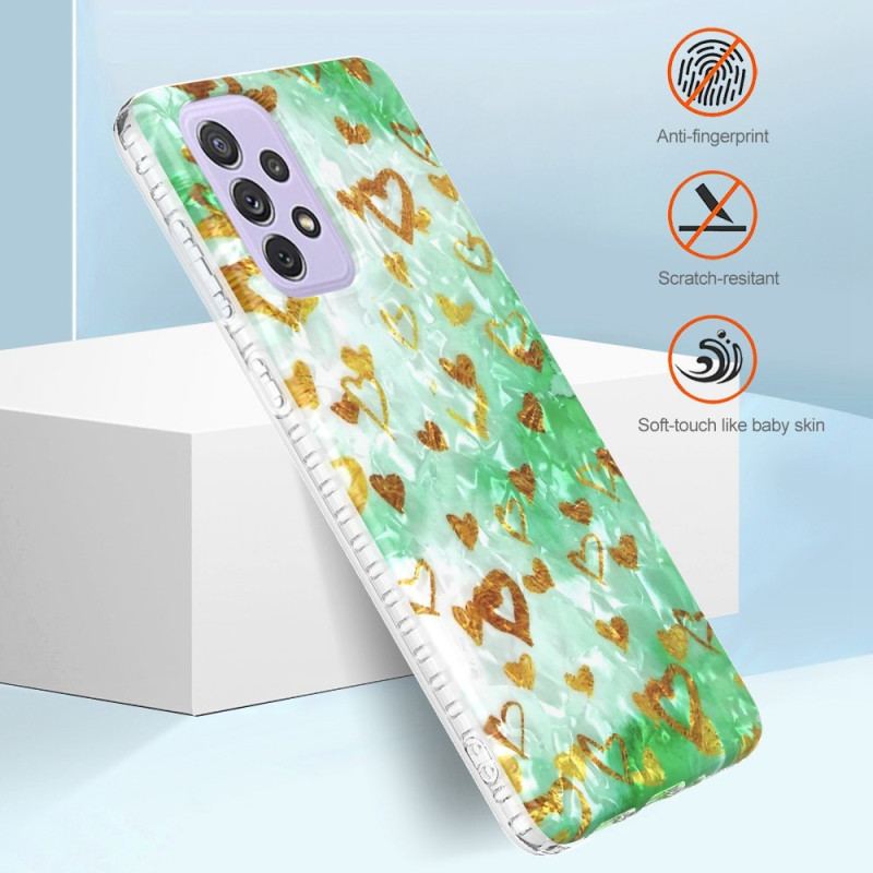 Capa Para Samsung Galaxy A23 5G Corações Estilosos
