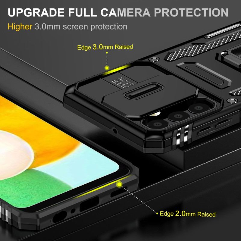 Capa Para Samsung Galaxy A23 5G Suporte De Anel E Tampa Da Câmera