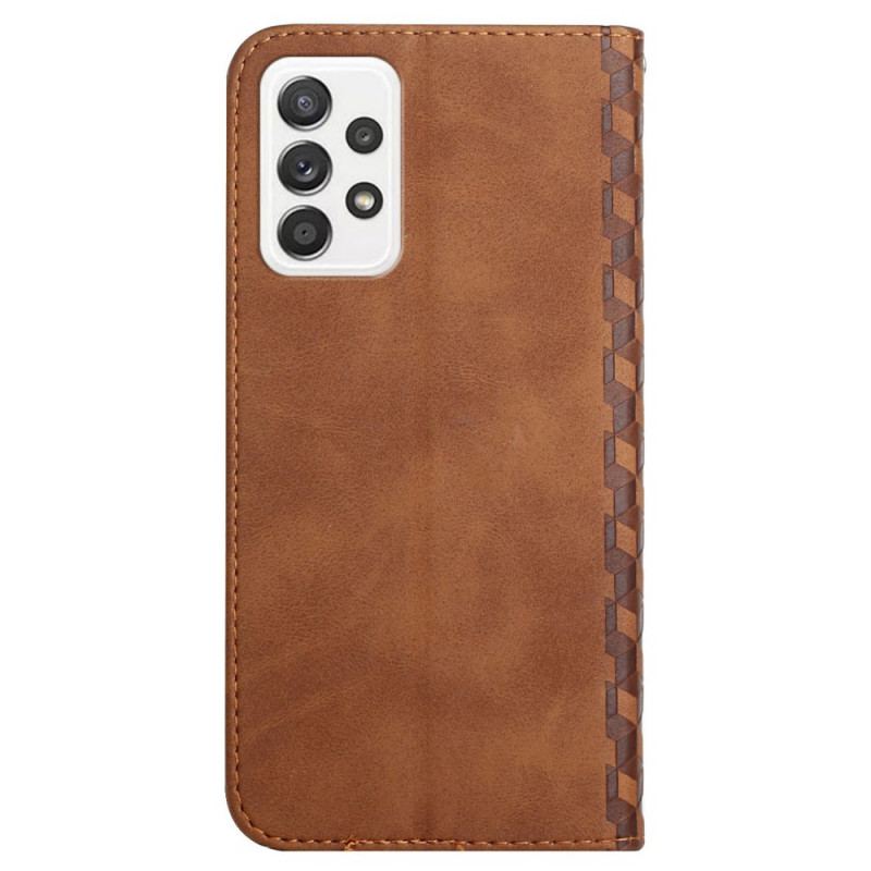 Capa De Celular Para Samsung Galaxy A72 4G / A72 5G Flip Efeito Geocouro
