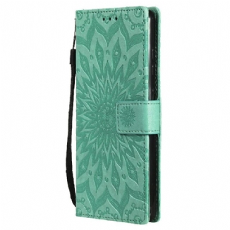 Capa Flip Para Samsung Galaxy A72 4G / A72 5G Flor Do Sol