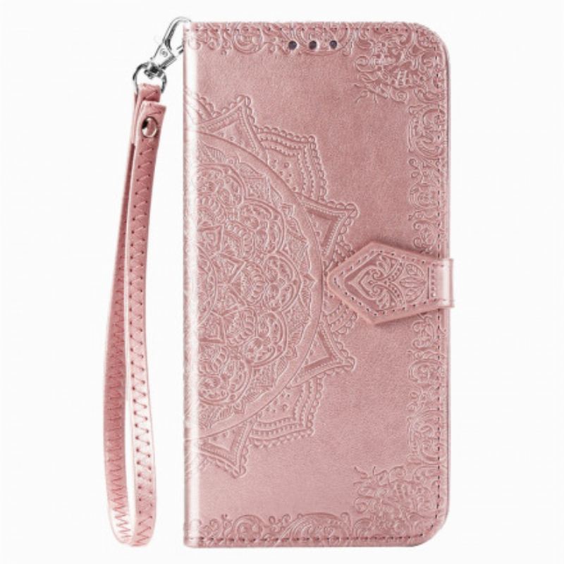 Capa Flip Para Samsung Galaxy A72 4G / A72 5G Mandala Idade Média