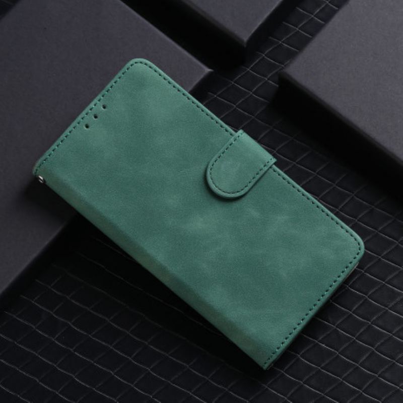 Capa Flip Para Samsung Galaxy A72 4G / A72 5G Toque De Pele