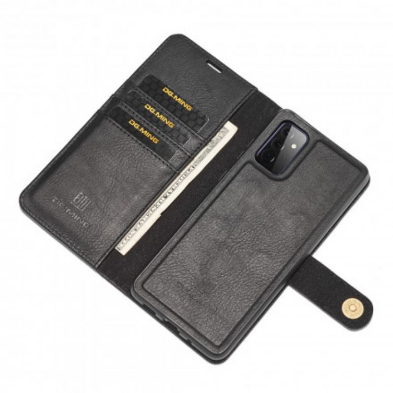 Capa Capa Folio Para Samsung Galaxy A72 4G / A72 5G Dg. Ming Destacável