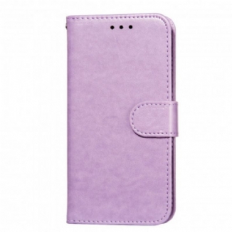 Capa Folio Para Samsung Galaxy A72 4G / A72 5G Fecho De Couro Estilo Reversível