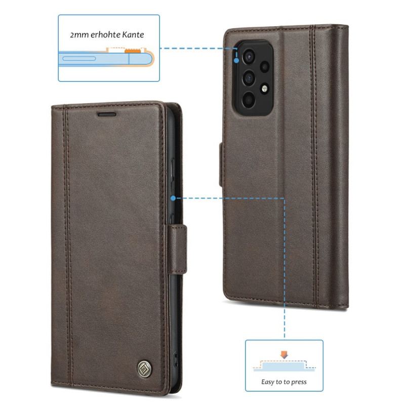 Capa Folio Para Samsung Galaxy A72 4G / A72 5G Fecho Duplo Lc.imeeke