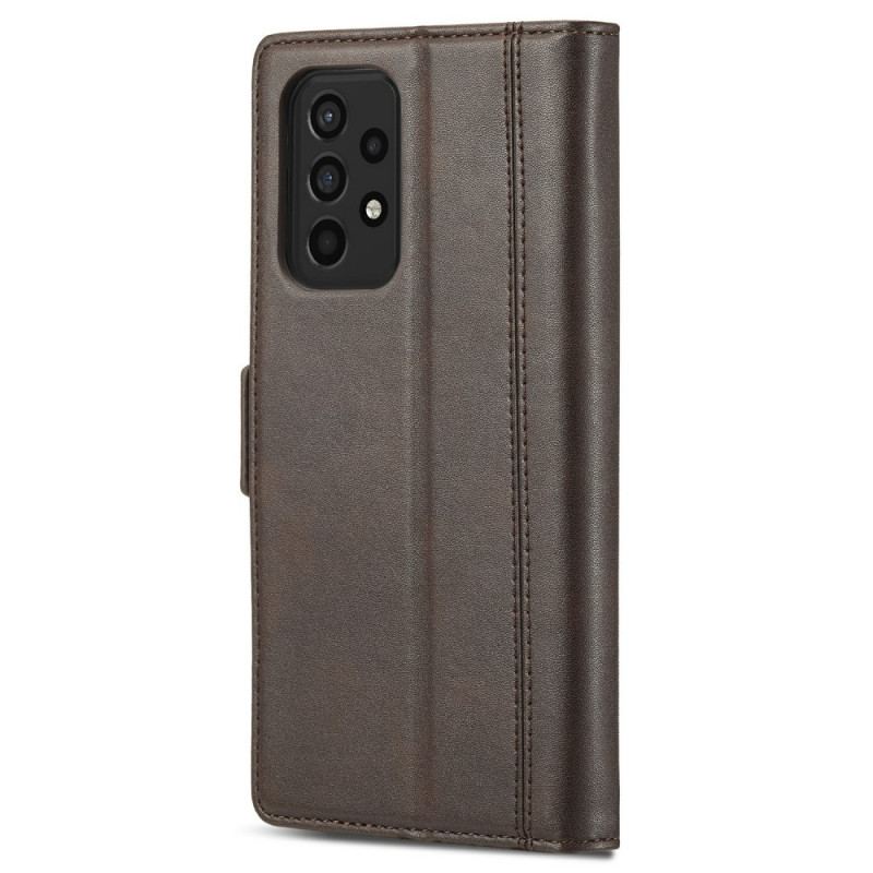 Capa Folio Para Samsung Galaxy A72 4G / A72 5G Fecho Duplo Lc.imeeke