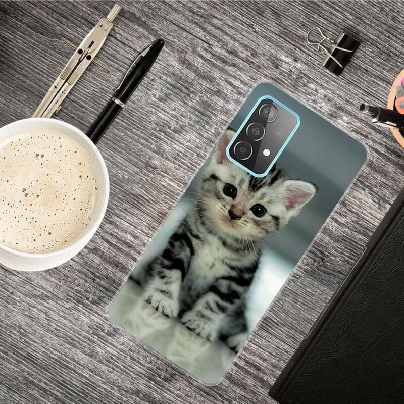 Capa Para Samsung Galaxy A72 4G / A72 5G Gatinho Gatinho