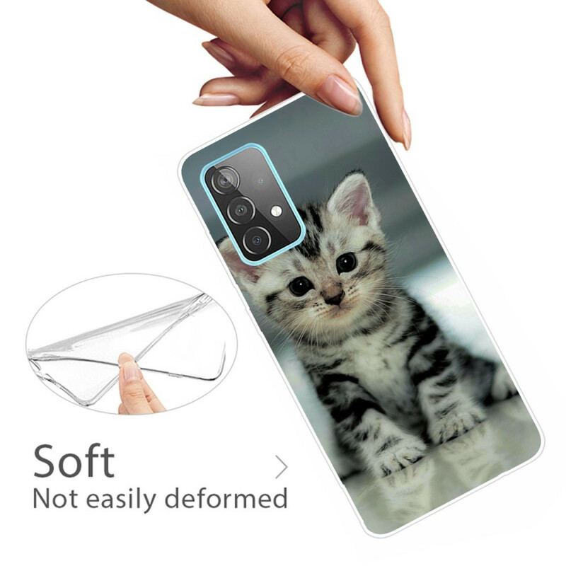Capa Para Samsung Galaxy A72 4G / A72 5G Gatinho Gatinho
