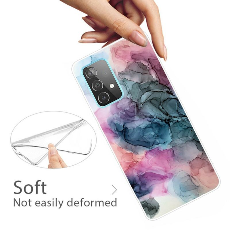 Capa Para Samsung Galaxy A72 4G / A72 5G Mármore Colorido