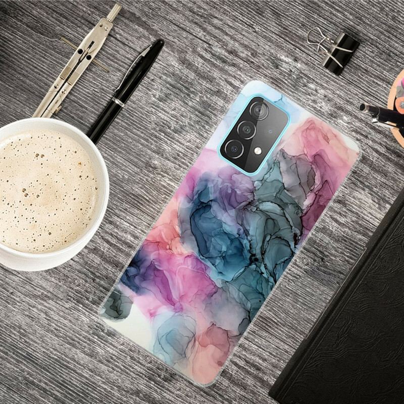 Capa Para Samsung Galaxy A72 4G / A72 5G Mármore Colorido