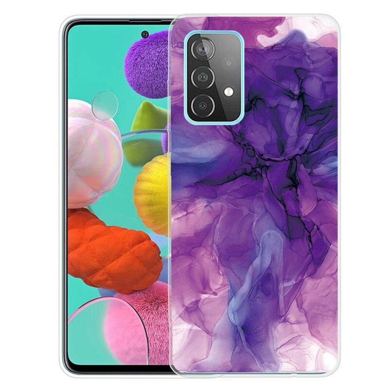 Capa Para Samsung Galaxy A72 4G / A72 5G Mármore Colorido