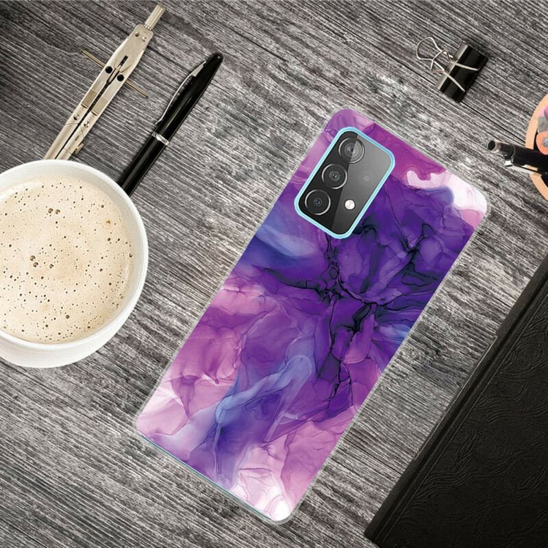 Capa Para Samsung Galaxy A72 4G / A72 5G Mármore Colorido