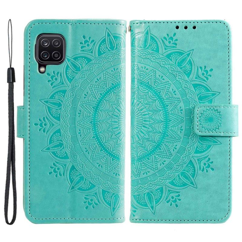 Capa Folio Para Samsung Galaxy M53 5G Mandala Do Sol