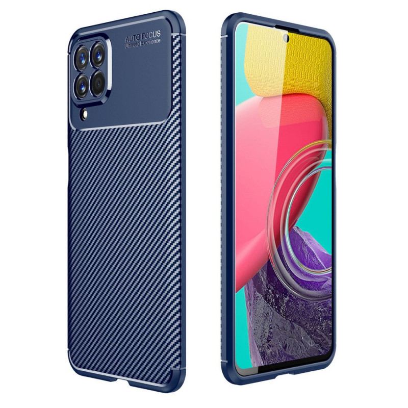 Capa Para Samsung Galaxy M53 5G Fibra De Carbono Flexível