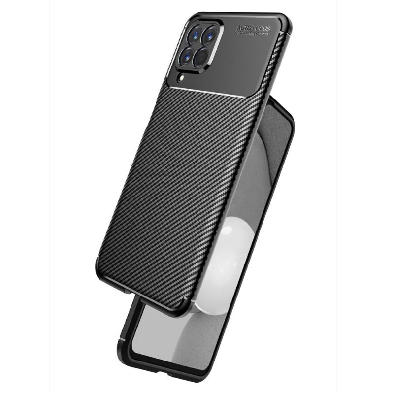 Capa Para Samsung Galaxy M53 5G Fibra De Carbono Flexível
