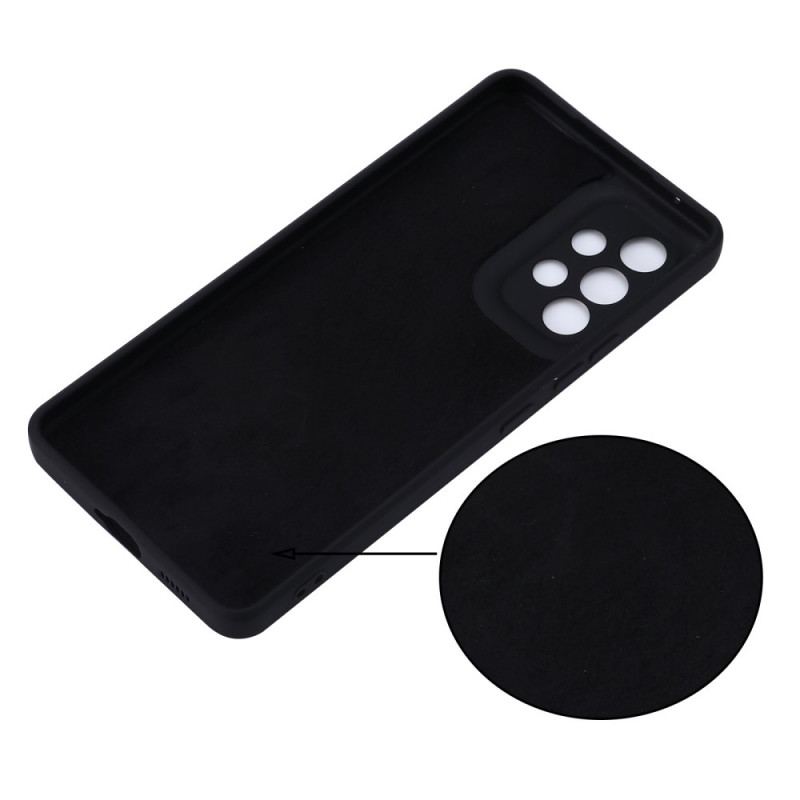Capa Para Samsung Galaxy M53 5G Silicone Líquido Com Cordão