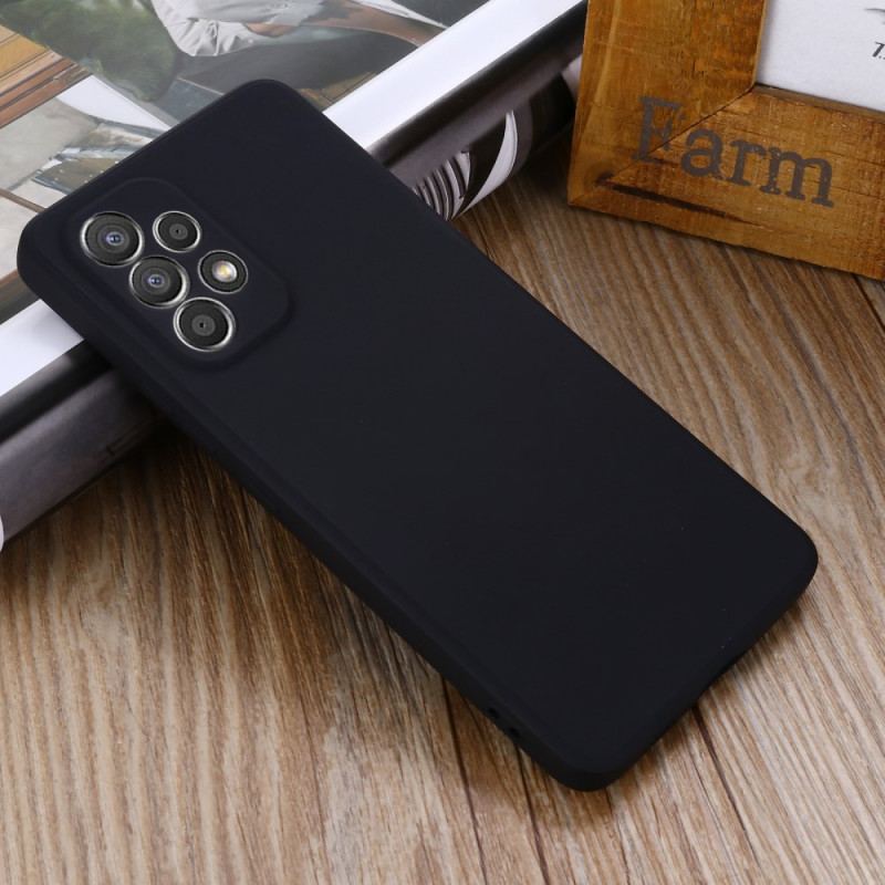 Capa Para Samsung Galaxy M53 5G Silicone Líquido Com Cordão