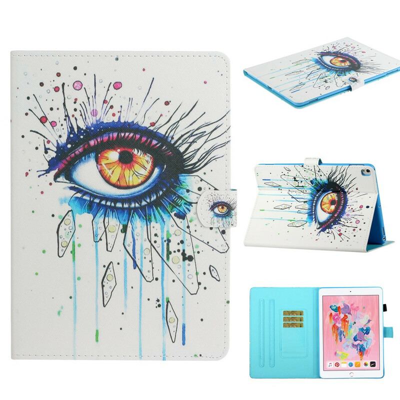 Capa De Couro Para iPad 10.2" (2020) (2019) Arte
