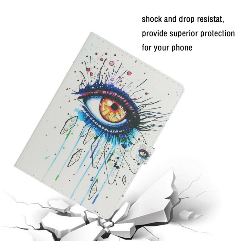 Capa De Couro Para iPad 10.2" (2020) (2019) Arte