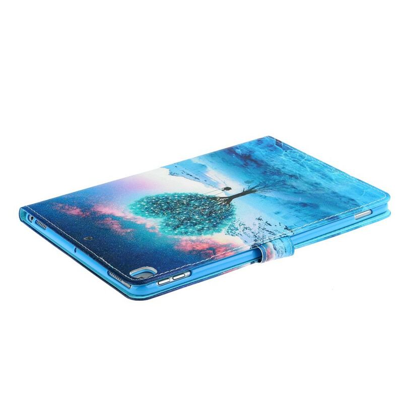 Capa Em Pele Para iPad 10.2" (2020) (2019) Coração Da Árvore