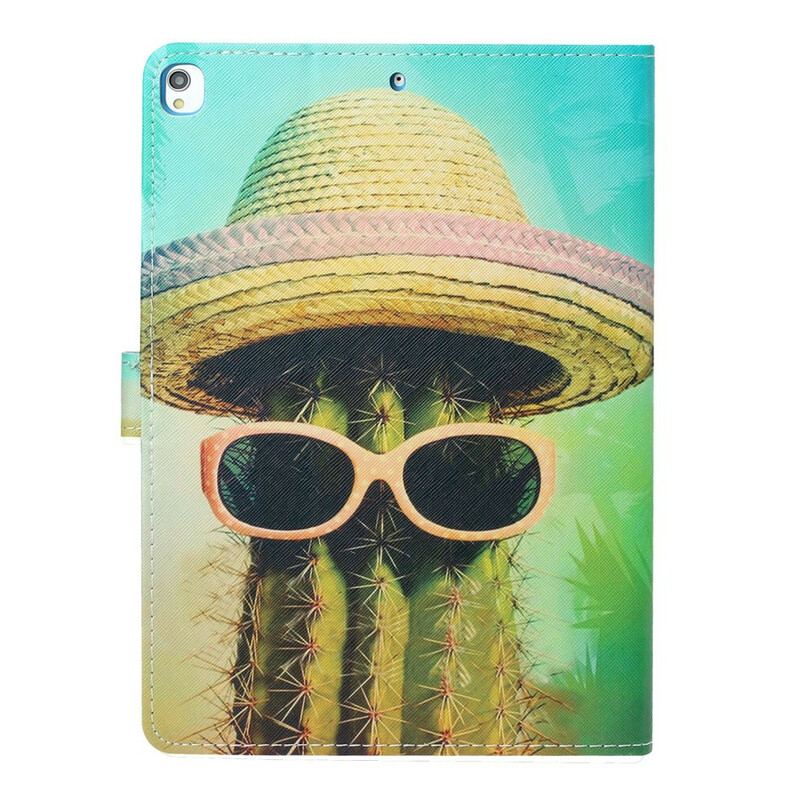 Capa Flip Para iPad 10.2" (2020) (2019) Cactos Relax