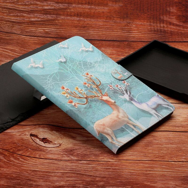 Capa Flip Para iPad 10.2" (2020) (2019) Cervo