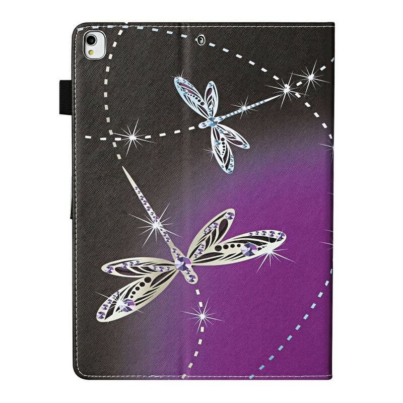 Capa Flip Para iPad 10.2" (2020) (2019) Libélulas