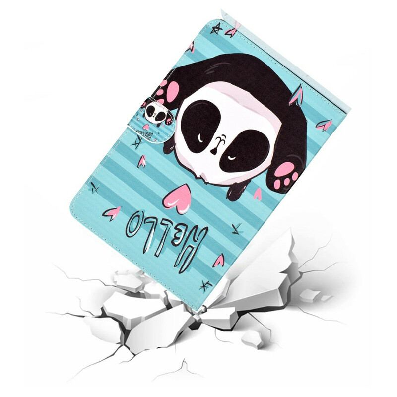 Capa Flip Para iPad 10.2" (2020) (2019) Panda