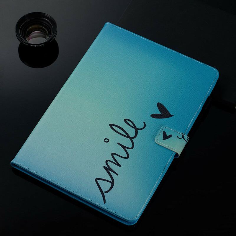 Capa Flip Para iPad 10.2" (2020) (2019) Sorriso