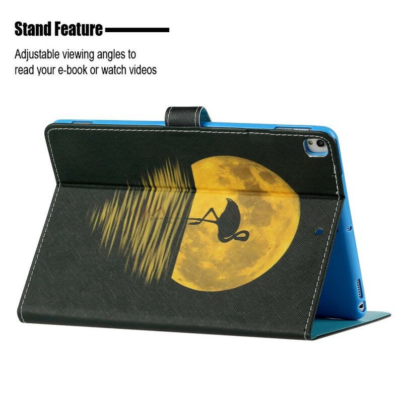 Capa Folio Para iPad 10.2" (2020) (2019) Lua