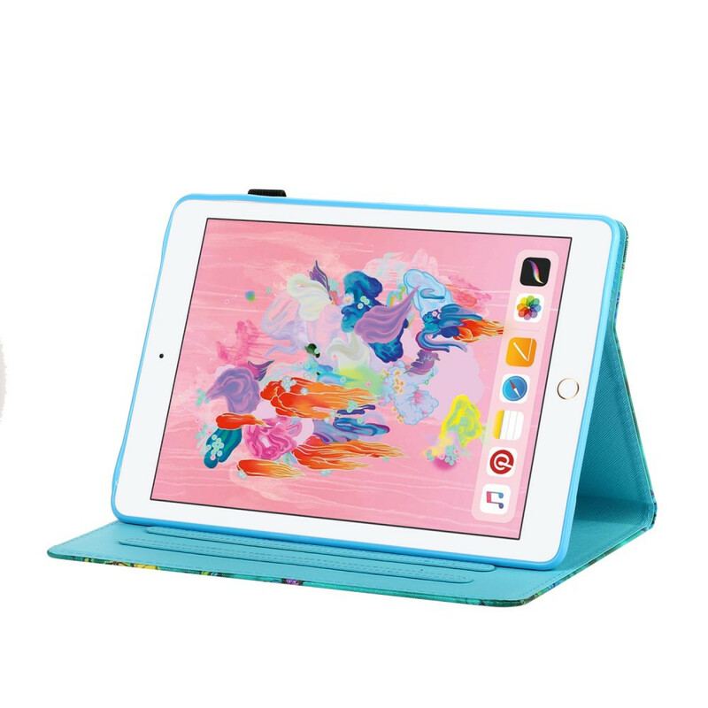 Capa Folio Para iPad 10.2" (2020) (2019) Vôo De Borboletas