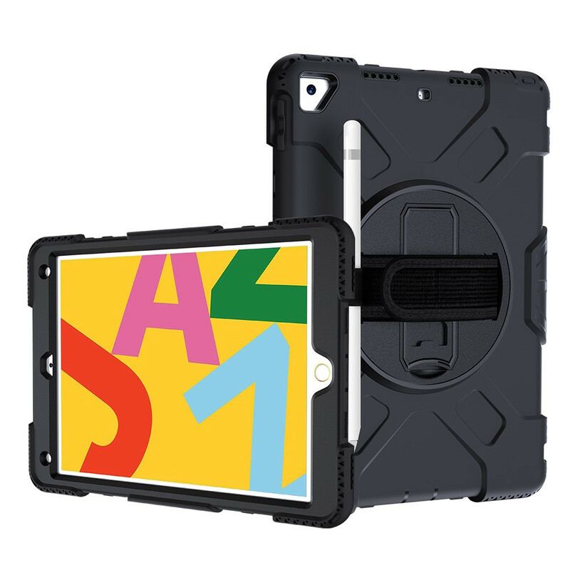 Capa Para iPad 10.2" (2020) (2019) Alça Super Resistente E Alça De Ombro