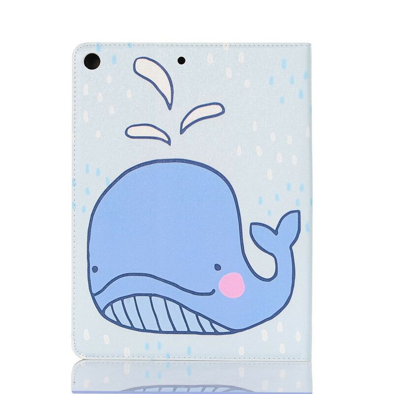 Capa Para iPad 10.2" (2020) (2019) Baleia