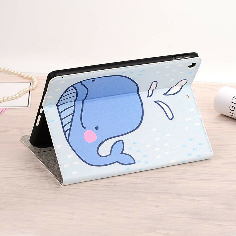 Capa Para iPad 10.2" (2020) (2019) Baleia