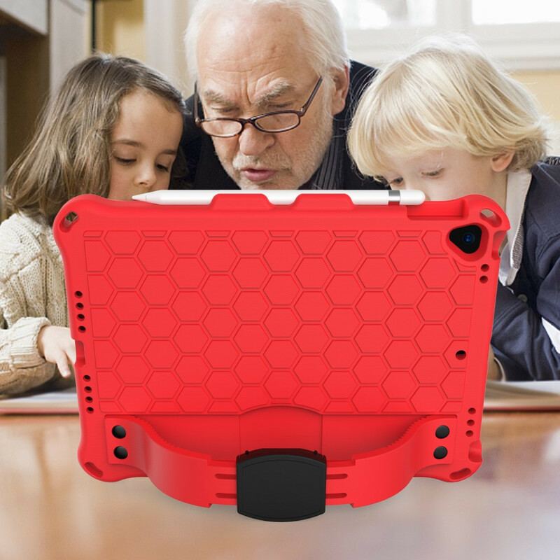 Capa Para iPad 10.2" (2020) (2019) Cinta-suporte Eva