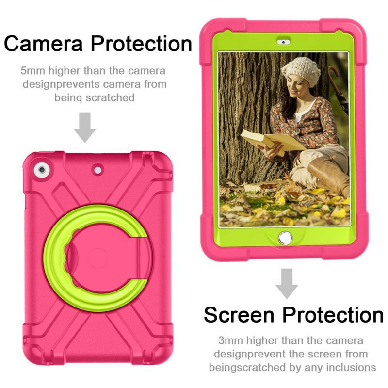 Capa Para iPad 10.2" (2020) (2019) Ultra Resistência De Suporte De Anel