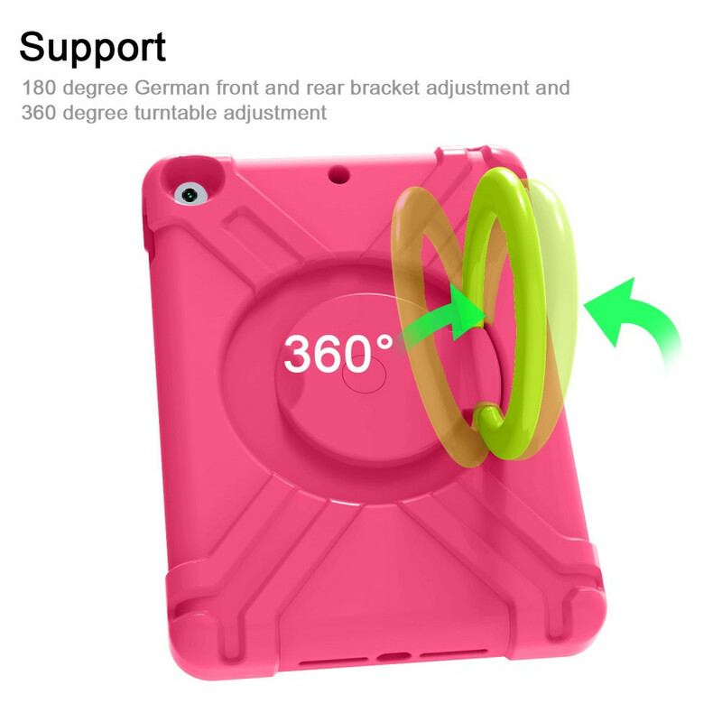 Capa Para iPad 10.2" (2020) (2019) Ultra Resistência De Suporte De Anel