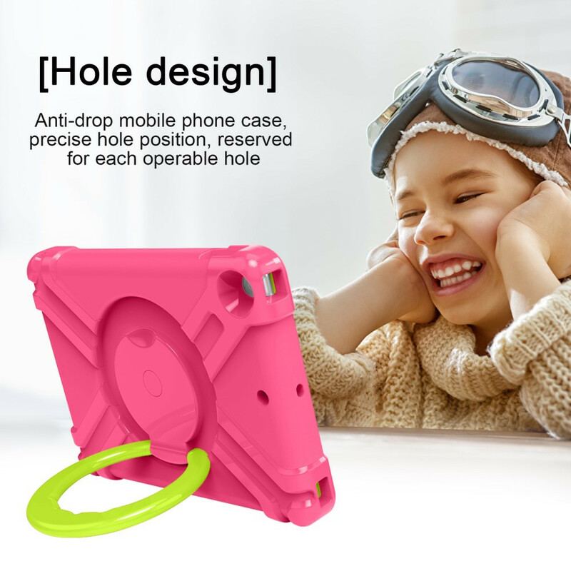Capa Para iPad 10.2" (2020) (2019) Ultra Resistência De Suporte De Anel