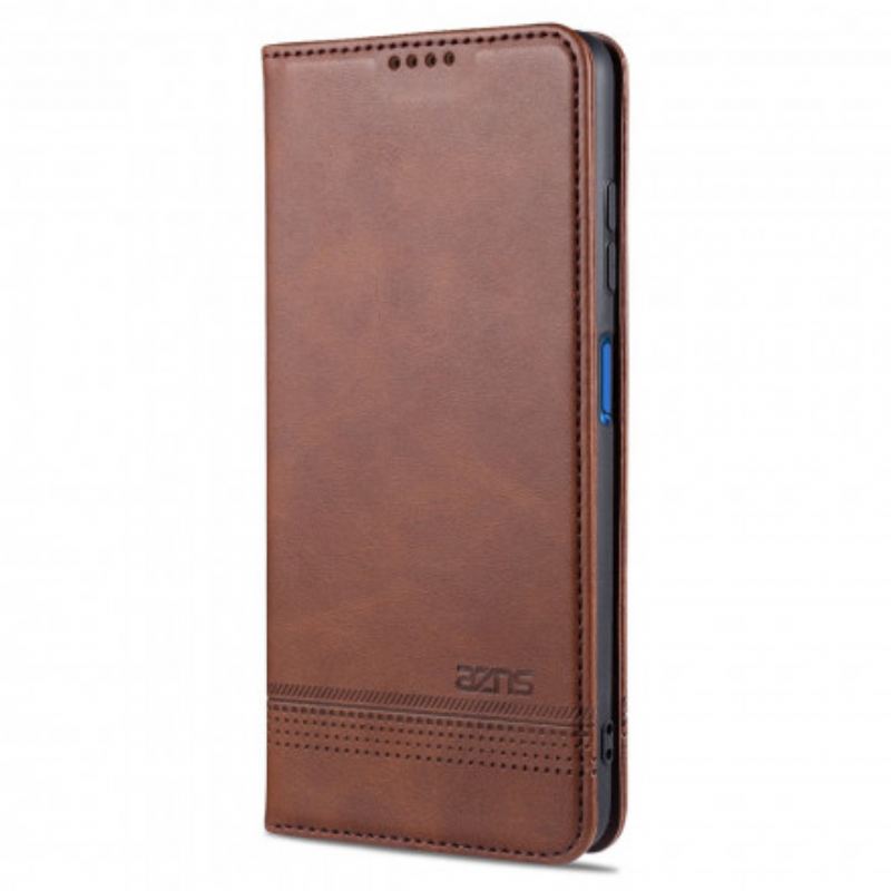 Capa De Celular Para Poco X3 / X3 Pro / X3 NFC Flip Estilo De Couro Azns