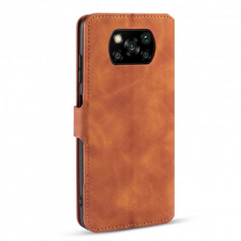 Capa Flip Para Poco X3 / X3 Pro / X3 NFC Dg.ming Retro