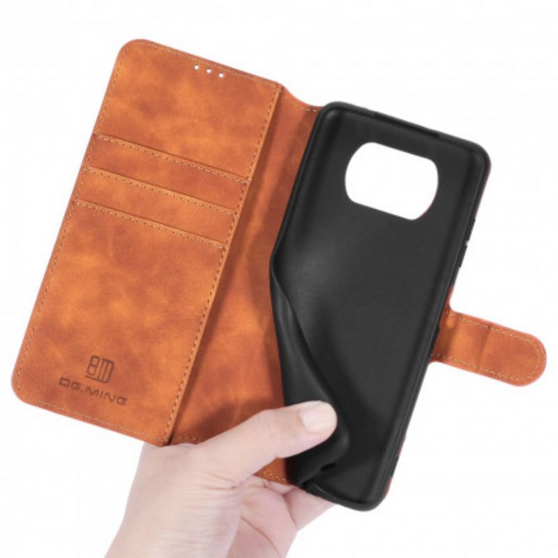 Capa Flip Para Poco X3 / X3 Pro / X3 NFC Dg.ming Retro