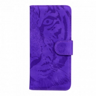 Capa Flip Para Poco X3 / X3 Pro / X3 NFC Estampa Cara De Tigre
