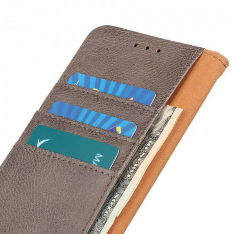 Capa Flip Para Poco X3 / X3 Pro / X3 NFC Imitação De Couro Khazneh