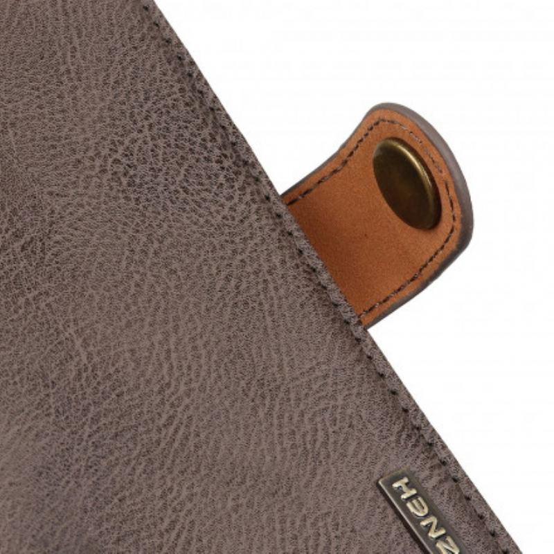 Capa Flip Para Poco X3 / X3 Pro / X3 NFC Imitação De Couro Khazneh