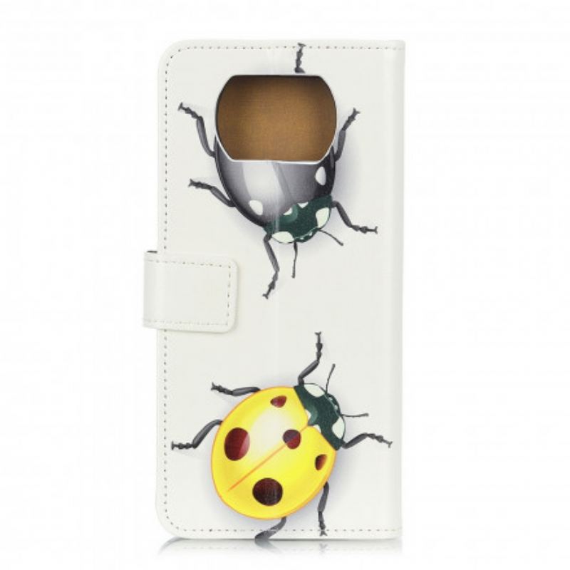 Capa Folio Para Poco X3 / X3 Pro / X3 NFC Joaninhas