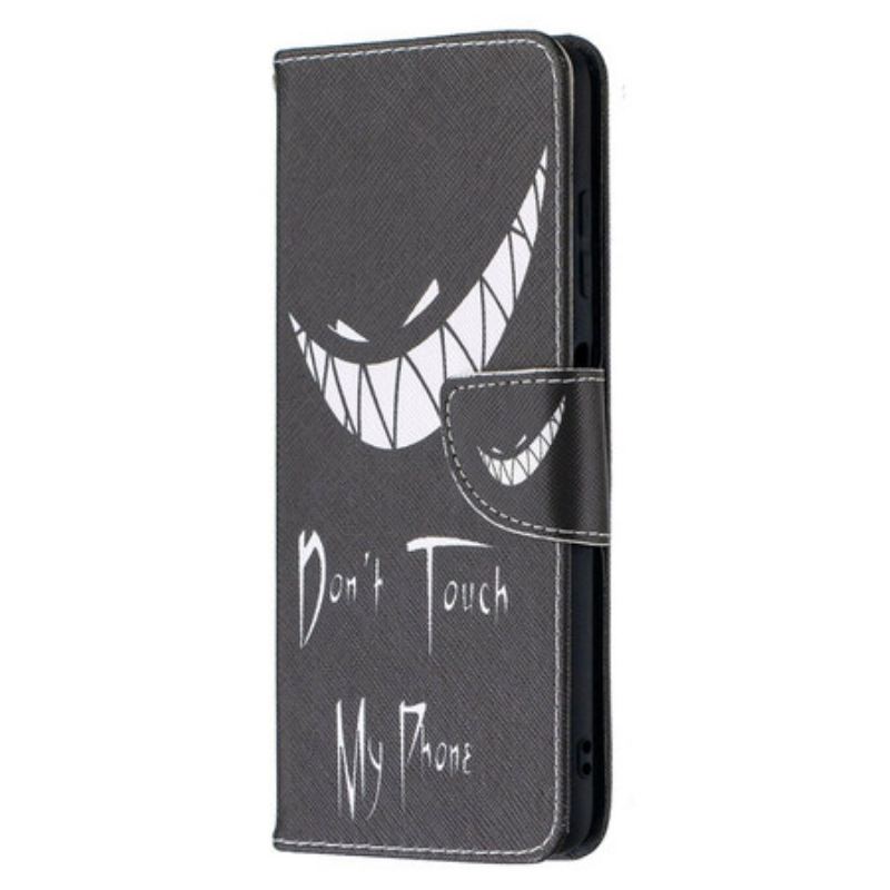 Capa Folio Para Poco X3 / X3 Pro / X3 NFC Telefone Do Diabo