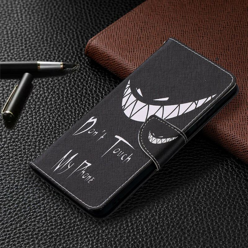 Capa Folio Para Poco X3 / X3 Pro / X3 NFC Telefone Do Diabo