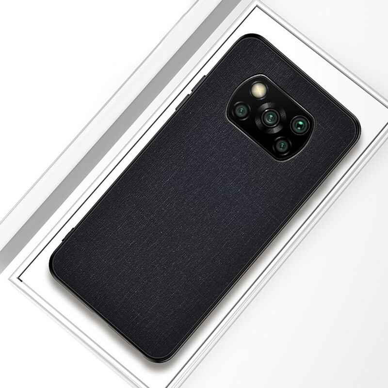 Capa Para Poco X3 / X3 Pro / X3 NFC Textura De Tecido