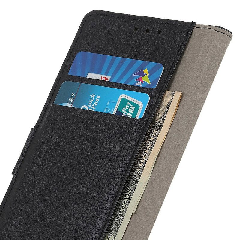 Capa Flip Para Asus Zenfone 8 Flip De Couro Flip Clássico De Couro Falso