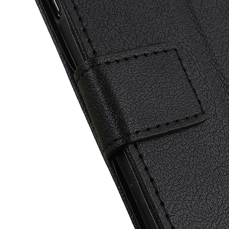 Capa Flip Para Asus Zenfone 8 Flip De Couro Flip Clássico De Couro Falso